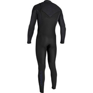 2024 O'Neill Mens Blueprint Windfreak 5/4mm Chest Zip Wetsuit 5555 - Black / Black